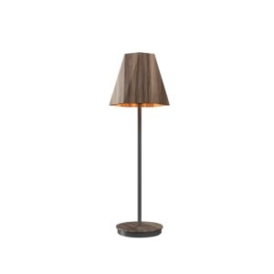 Facet 1-Light Table Lamp in American Walnut