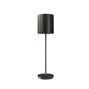 Cylindrical 1-Light Table Lamp in Charcoal