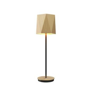 Facet 1-Light Table Lamp in Maple