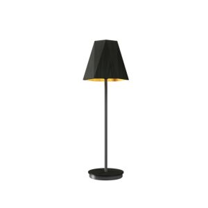 Facet 1-Light Table Lamp in Charcoal