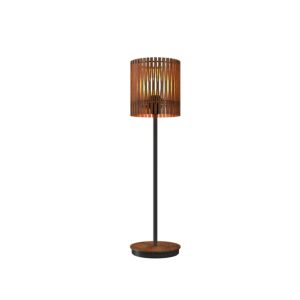 Living Hinges 1-Light Table Lamp in Imbuia