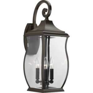 Township 3-Light Large Wall Lantern in Oil Rubbed Bronze
