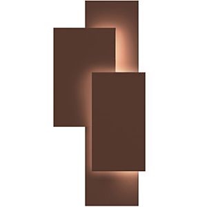  Offset Panels™ Wall Sconce in Textured Bronze