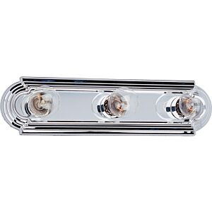 Essentials - 712x 3-Light Bathroom Vanity Light in Polished Chrome