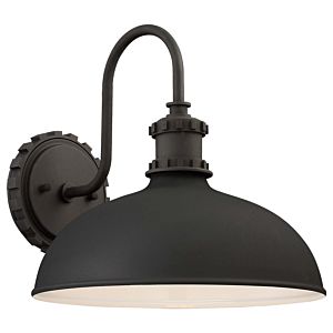 The Great Outdoors Escudilla 12 Inch Outdoor Wall Light in Black