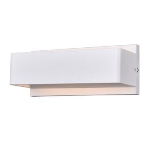 CWI Lilliana LED Wall Sconce With White Finish