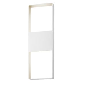 Sonneman Light Frames 21 Inch Up/Down LED Wall Sconce in Textured White