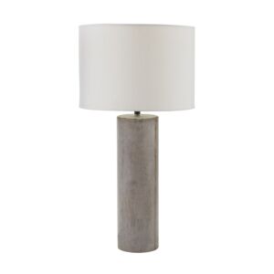 Cubix 1-Light Table Lamp in Polished Concrete