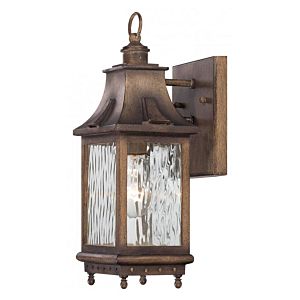 The Great Outdoors Wilshire Park 14 Inch Outdoor Wall Light in Portsmouth Bronze
