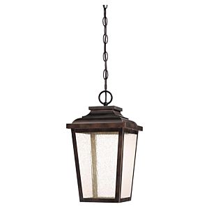 The Great Outdoors Irvington Manor LED 16 Inch Outdoor Hanging Light in Chelesa Bronze