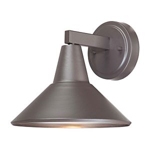 The Great Outdoors Bay Crest 8 Inch Outdoor Wall Light in Dorian Bronze