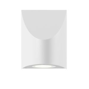 Sonneman Shear 4.75 Inch Wall Sconce in Textured White