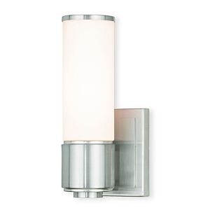 Weston 1-Light Wall Sconce with Bathroom Vanity Light Light in Brushed Nickel