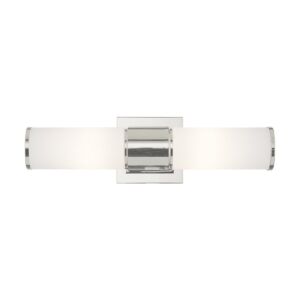 Weston 2-Light Wall Sconce with Bathroom Vanity Light Light in Polished Nickel