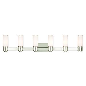 Weston 6-Light Wall Sconce with Bathroom Vanity Light Light in Polished Nickel