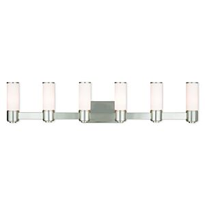 Weston 6-Light Wall Sconce with Bathroom Vanity Light Light in Brushed Nickel
