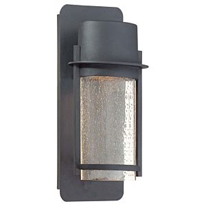 The Great Outdoors Artisan Lane 13 Inch Outdoor Wall Light in Black