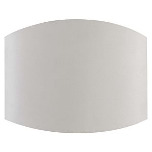 The Great Outdoors Danorum Led 6 Inch Outdoor Wall Light in Silver