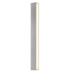 Sonneman Sideways 36.25 Inch LED Wall Sconce in Textured Gray