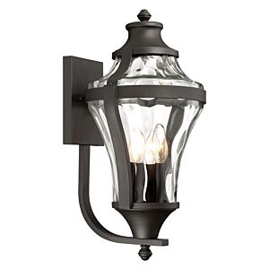 The Great Outdoors Libre 4 Light 21 Inch Outdoor Wall Light in Black