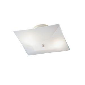 Kichler Ceiling Space 2 Light 12 Inch Flush Mount in White (Pack of 12)