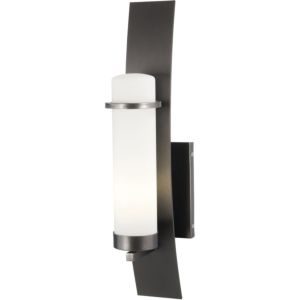 The Great Outdoors Arcus Truth 22 Inch Outdoor Wall Light in Smoked Iron
