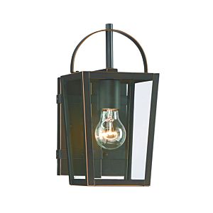  Rangeline Outdoor Wall Light in Oil Rubbed Bronze with Gold Highlight