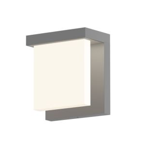Sonneman Glass Glow2 5.75 Inch LED Wall Sconce in Textured Gray