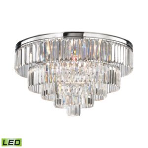 Palacial 6-Light LED Chandelier in Polished Chrome