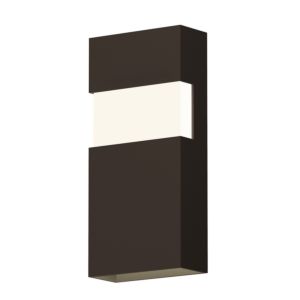 Sonneman Band 13 Inch LED Wall Sconce in Textured Bronze