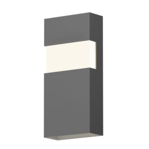 Sonneman Band 13 Inch LED Wall Sconce in Textured Gray