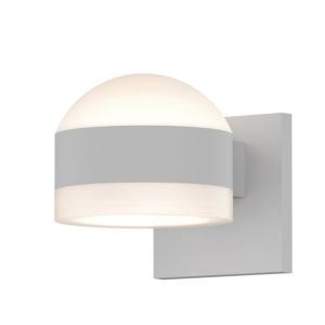 Sonneman REALS 4 Inch 2 Light Up/Down LED Wall Sconce in Textured White