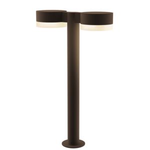 REALS 2-Light Frosted White LED Bollard