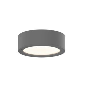 Sonneman REALS 5 Inch Optical Acrylic LED Flush Mount in Textured Gray