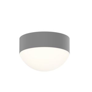 Sonneman REALS 5 Inch LED Flush Mount in Textured Gray