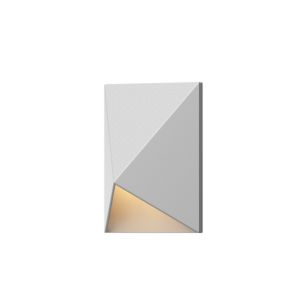 Sonneman Triform Compact 4.5 Inch LED Wall Sconce in Textured White