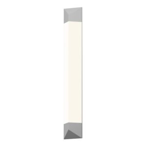 Sonneman Triform 36 Inch LED Wall Sconce in Textured White