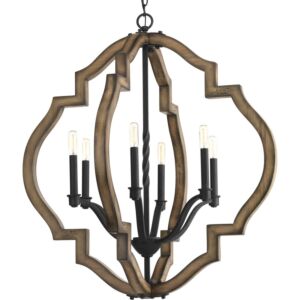 Spicewood 6-Light Chandelier in Gilded Iron