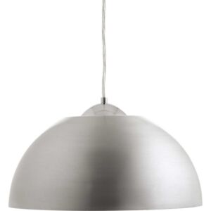 Dome LED 1-Light LED Pendant in Satin Aluminum