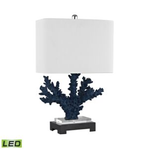 Cape Sable 1-Light LED Table Lamp in Navy