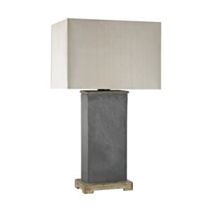 Elliot Bay 1-Light Table Lamp in Gray