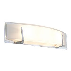 DVI Hyperion 1-Light LED Bathroom Vanity Light in Chrome