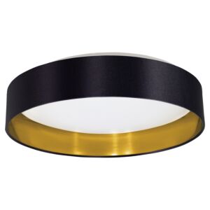 Maserlo 1-Light LED Ceiling Light in Black & Gold