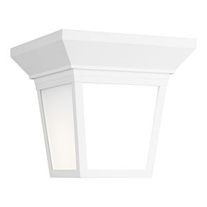 Sea Gull Lavon Outdoor Ceiling Light in White