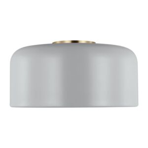 Malone 1-Light LED Flushmount Ceiling Light in Matte Grey