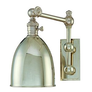 Hudson Valley Roslyn 11 Inch Wall Sconce in Polished Nickel