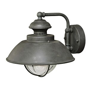 Harwich 1-Light Outdoor Wall Mount in Textured Gray