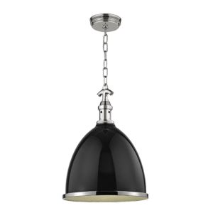 Hudson Valley Viceroy 18 Inch Mini Pendant in Black Polished Nickel