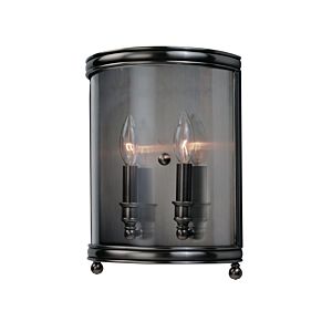 Hudson Valley Larchmont 2 Light 12 Inch Wall Sconce in Historical Nickel