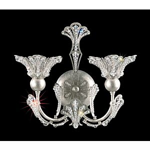 Rivendell 2-Light Wall Sconce in Antique Silver